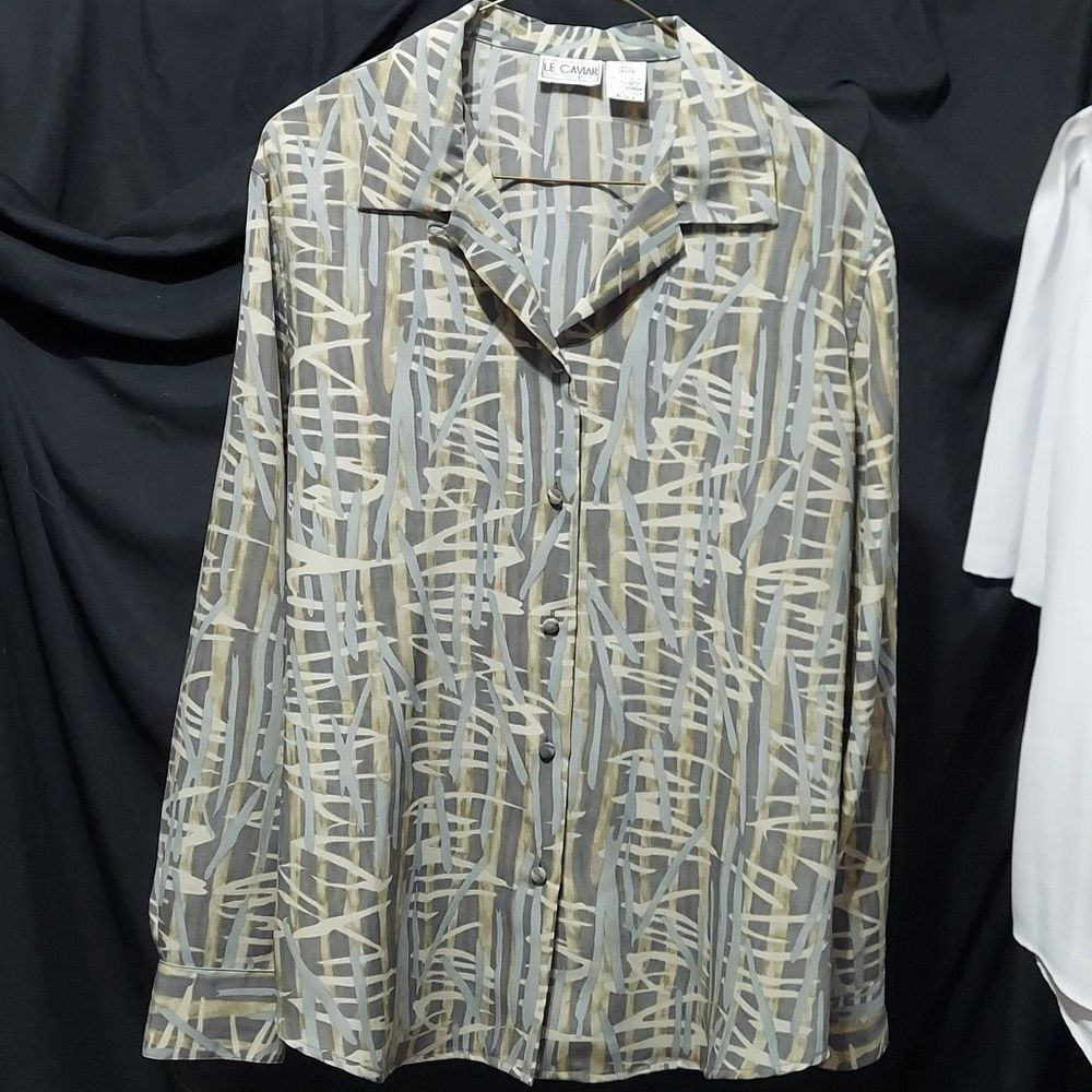 Le Caviar blouse size large (InvW121)